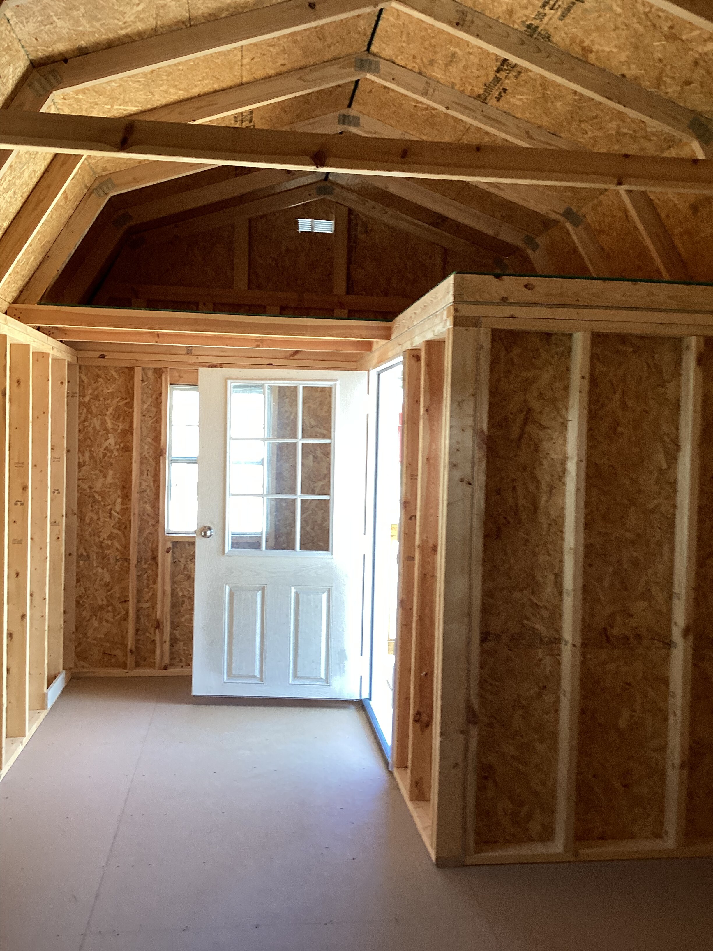 Lofted Barn Side Porch - 10x20